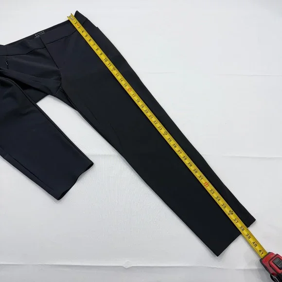 Athleta Stellar Skinny Trouser Ankle Pants Womens 4 Black Commute Work Travel - Picture 4 of 13
